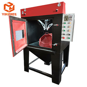 dustless tumble drum sand blasting machi