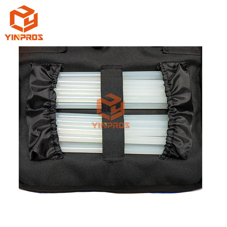 good quality hot melt glue gun with transprarent glue stick packed in tools bag tool kit(图3)