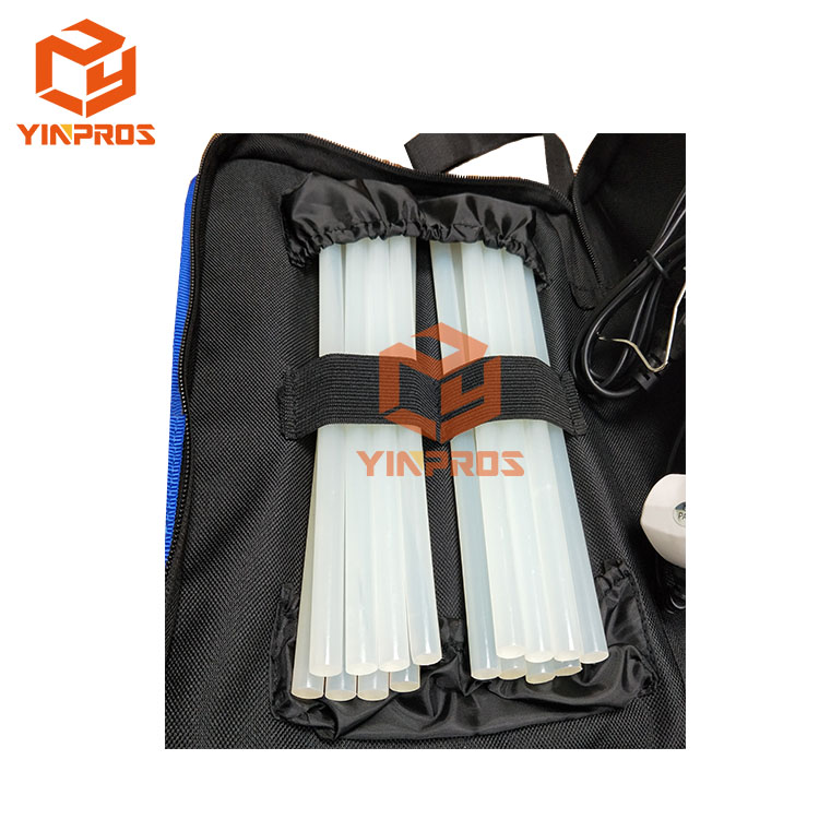 good quality hot melt glue gun with transprarent glue stick packed in tools bag tool kit(图5)