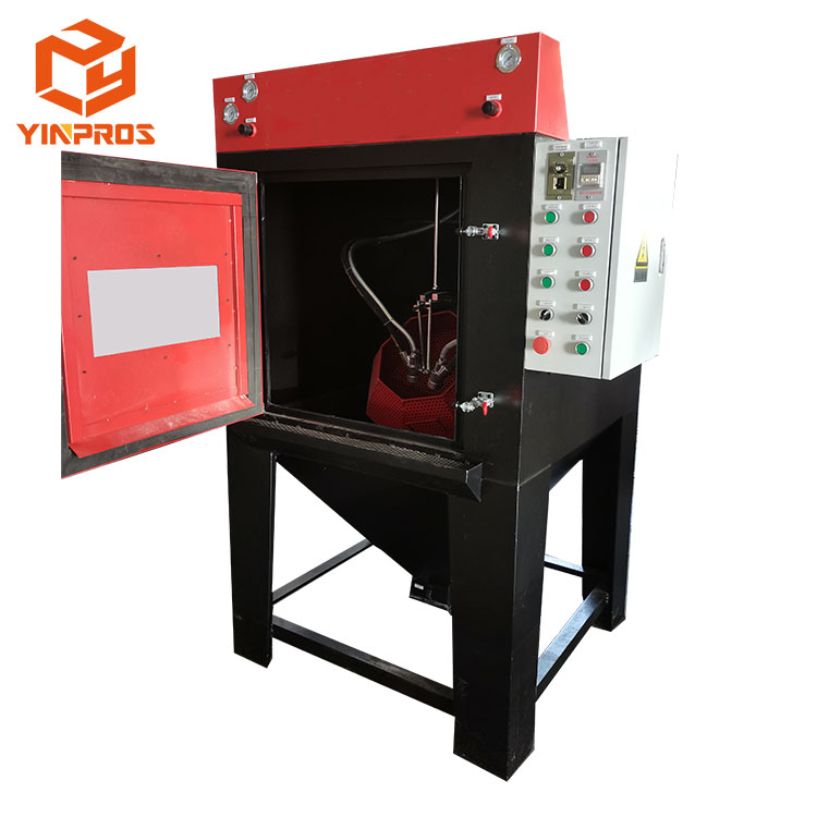 dustless tumble drum sand blasting machine for cleaning metal(图7)