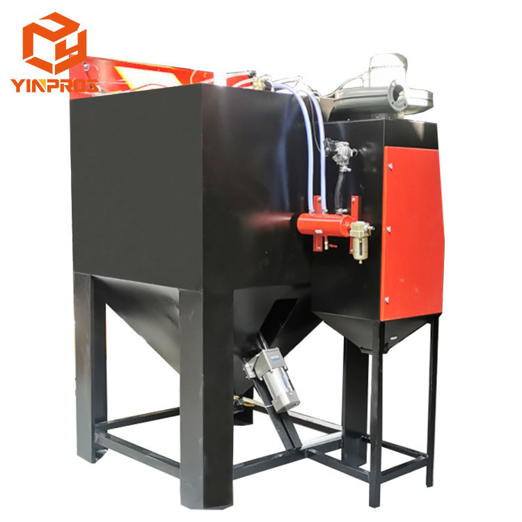 dustless tumble drum sand blasting machine for cleaning metal(图4)